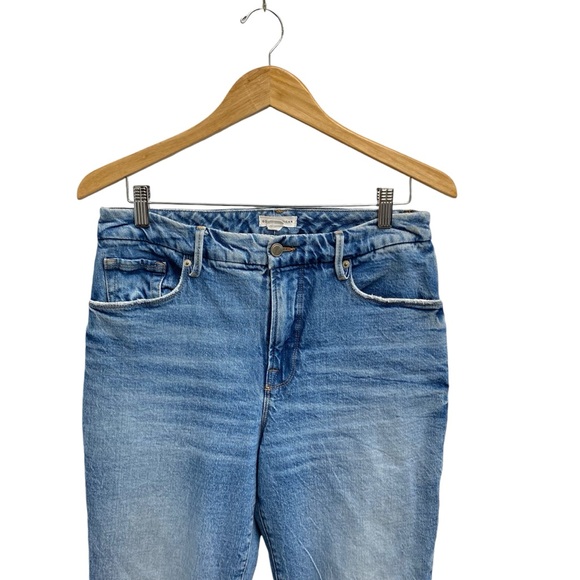 Good American 90's Good Icon Jeans In Indigo Style GI828T - Picture 3 of 11